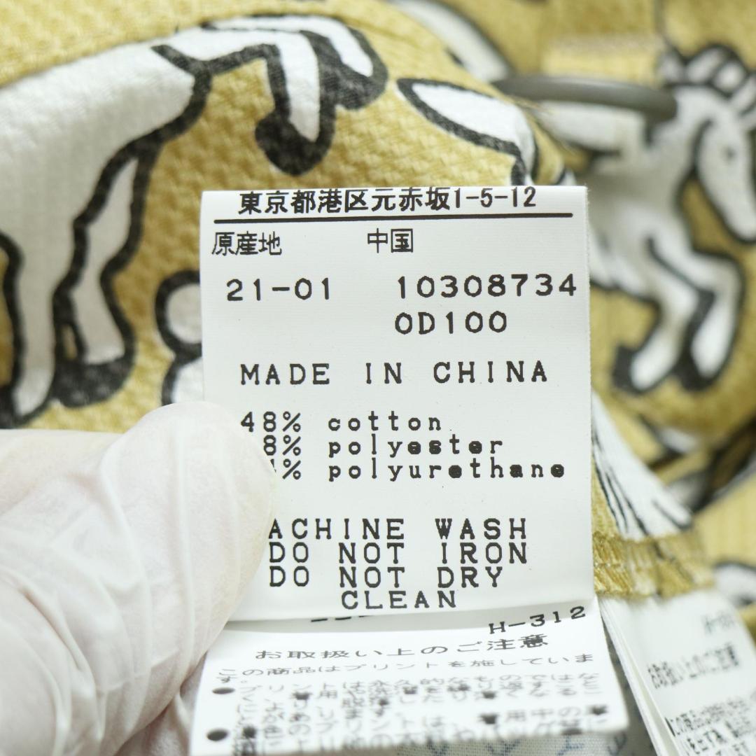 PEARLY GATES パーリーゲイツ　総柄　ミニスカート　0サイズ ペガサス