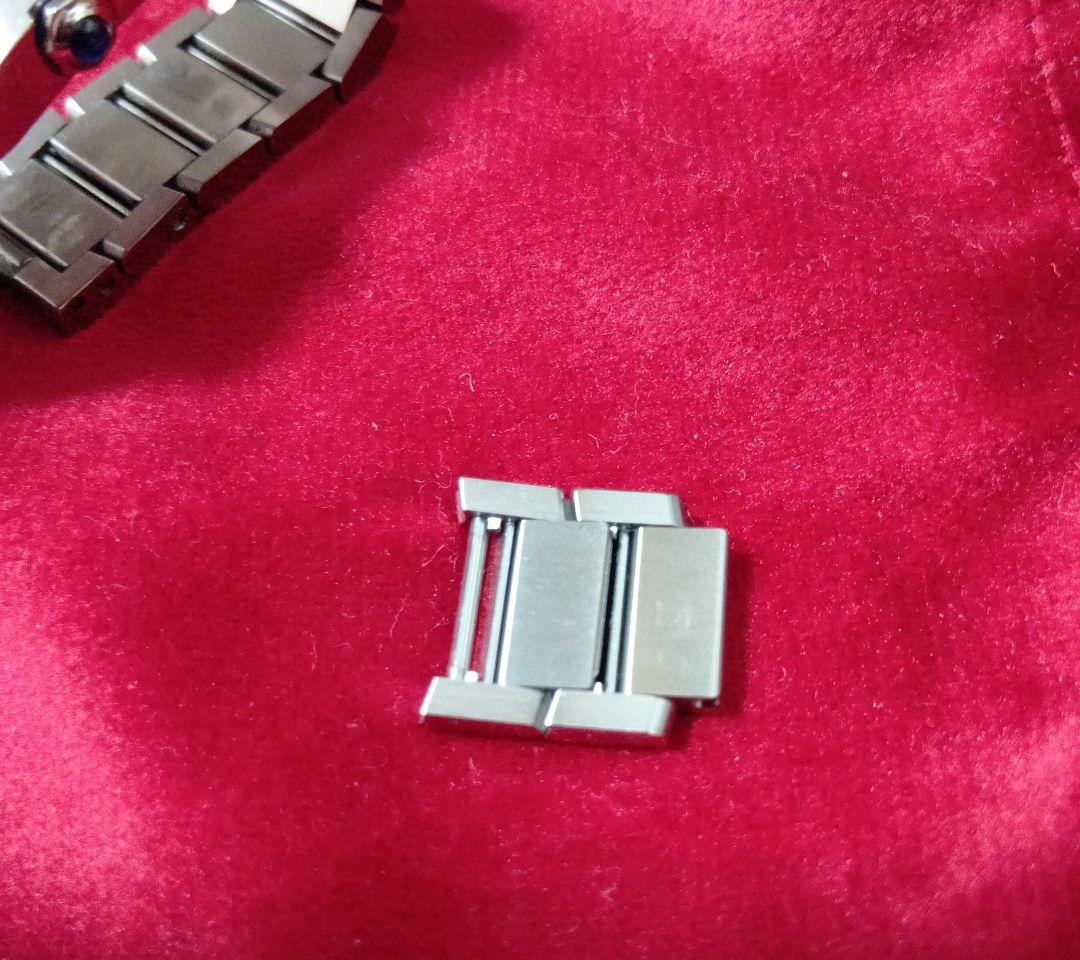 腕時計 ステンレススチール シルバー カルティエ　タンクフランセーズ　駒　2個