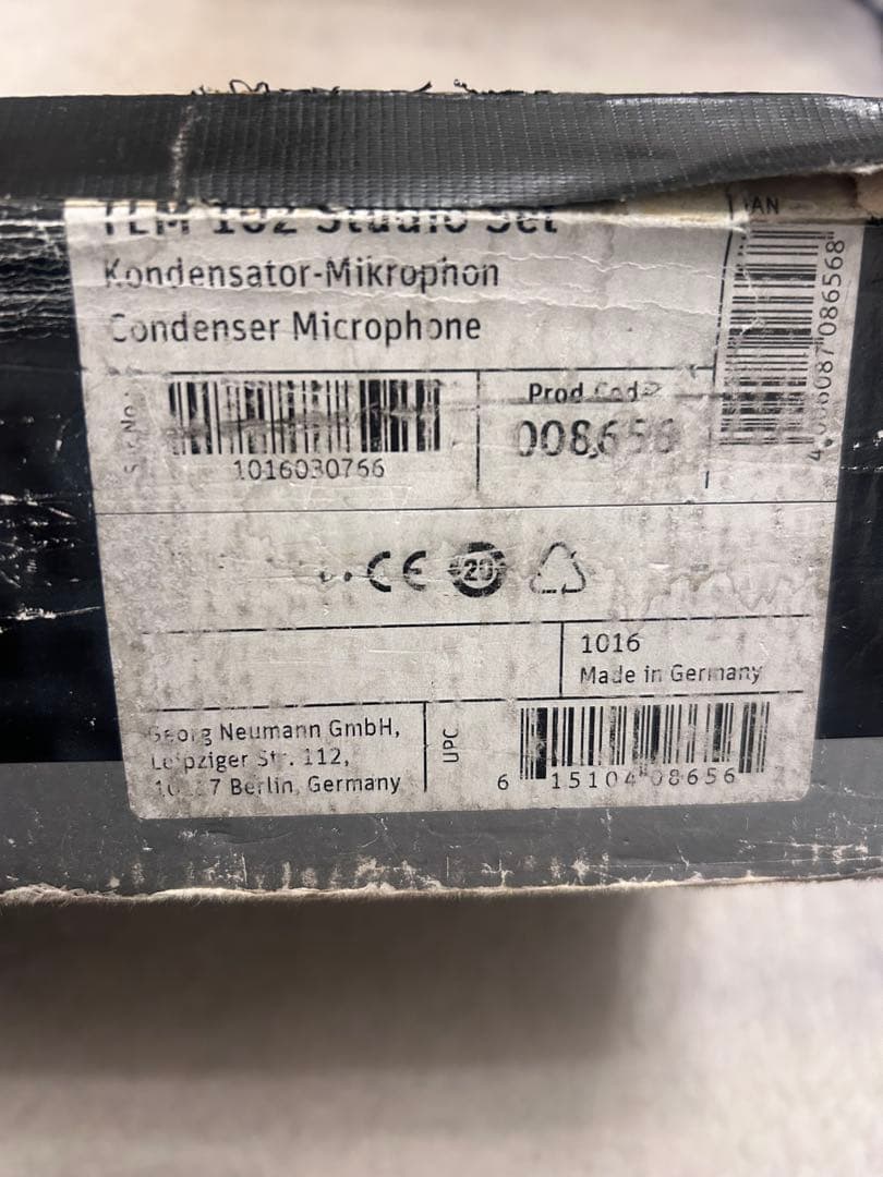 コンデンサーマイク NEUMANN TLM102 Studio Set