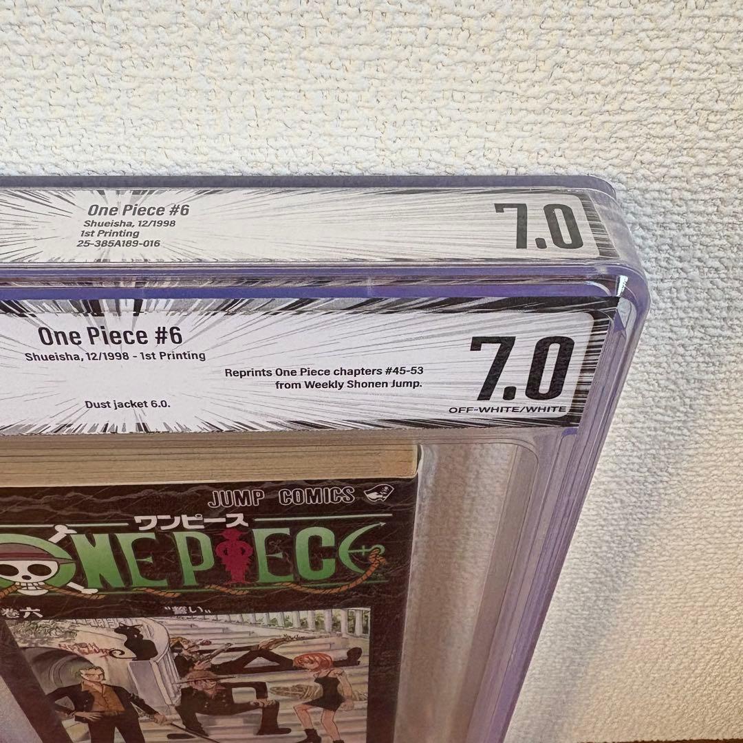 【漫画鑑定品】ONE PIECE BGS7.0 初版 6巻