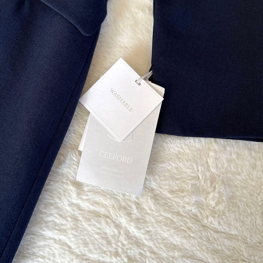 新品25ssセルフォード　スクエアネックタイトワンピース　38