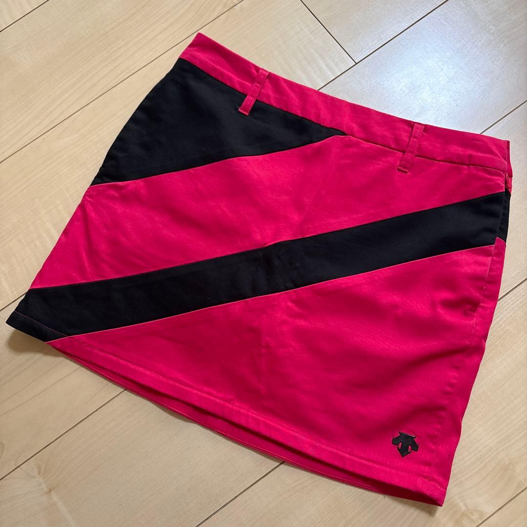 デサント　ゴルフ　ポロシャツ　スカート　上下2点セット　L/L 暖かい素材感 春