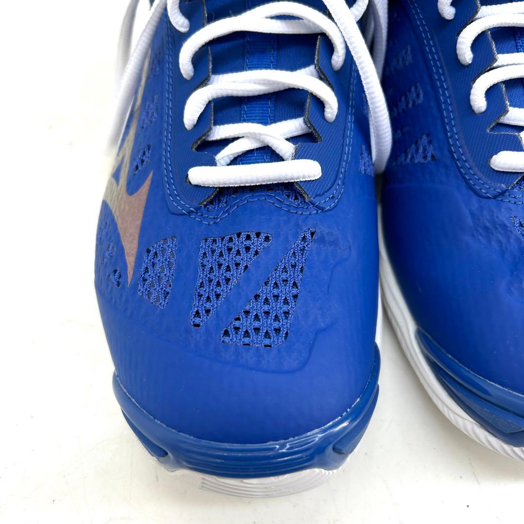 【ミズノ】ウエーブモーメンタル　ブルー　27.5