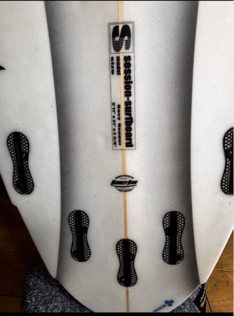 サーフィン・ボディボード SESSION BEVY HOPPER CLEAR 5.11 35.3L