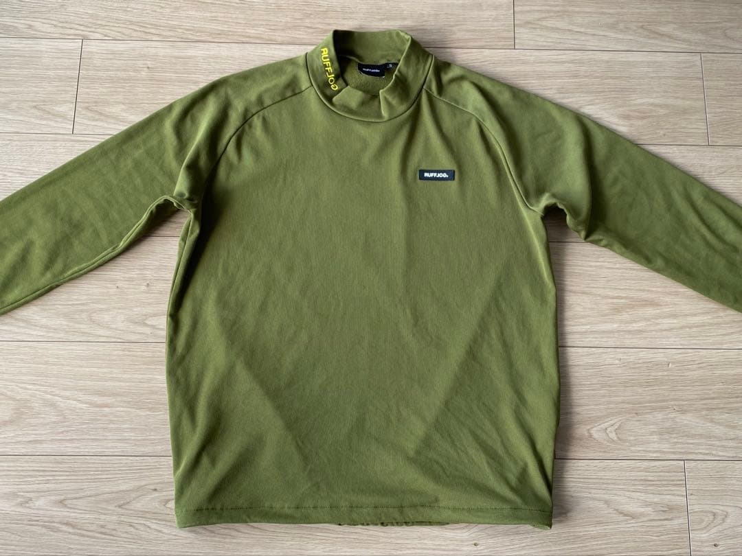 RUFFLOG ラフロッグ モックネック カーキ サイズS