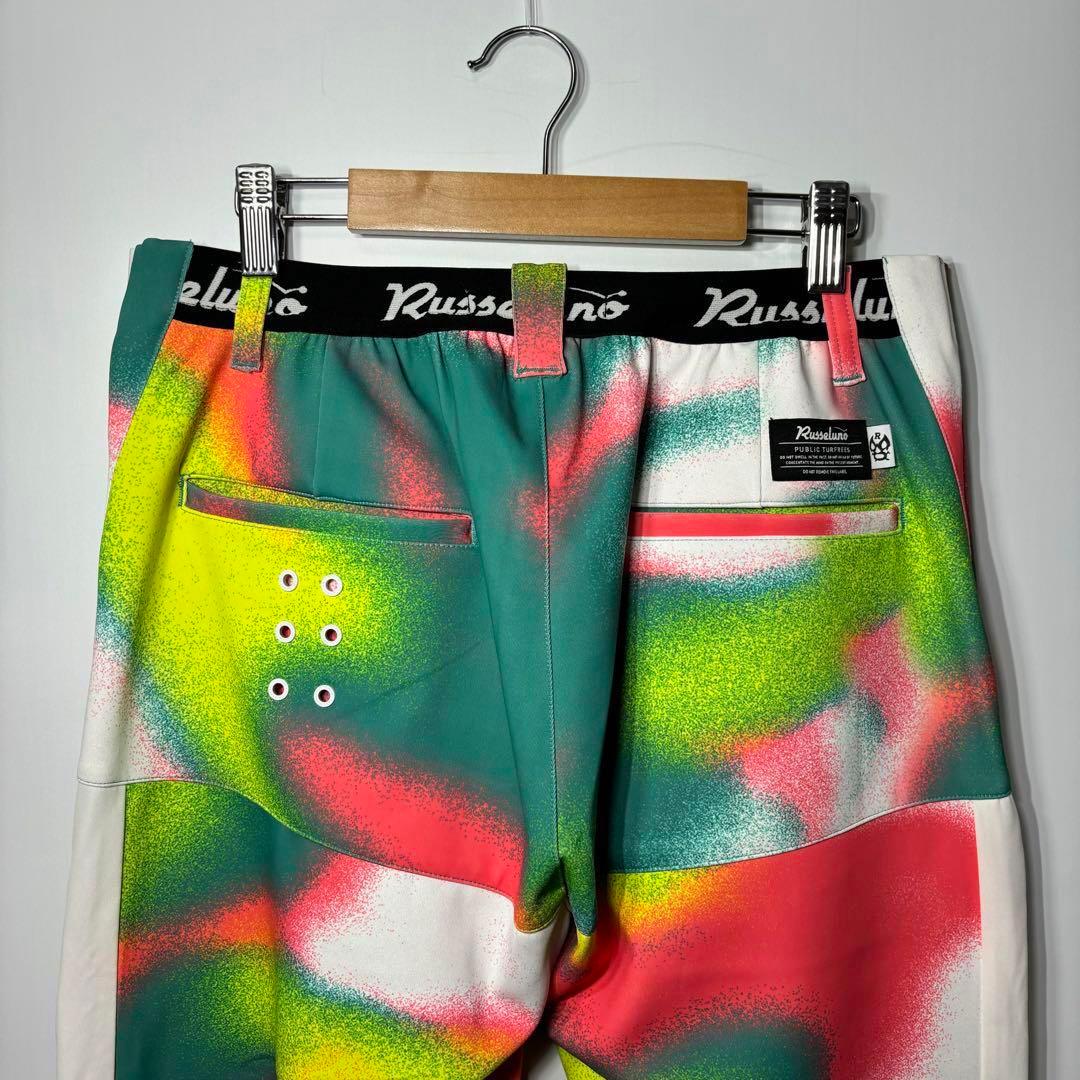 ラッセルノ ゴルフ スキニー カーゴパンツ パターン マルチカラー 2XL 7