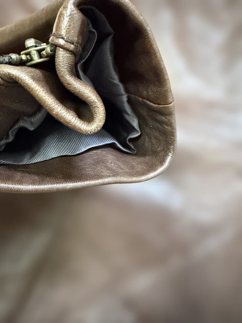 【おしゃれな一張羅】レザージャケット　シープレザー　L 茶系LICORICE