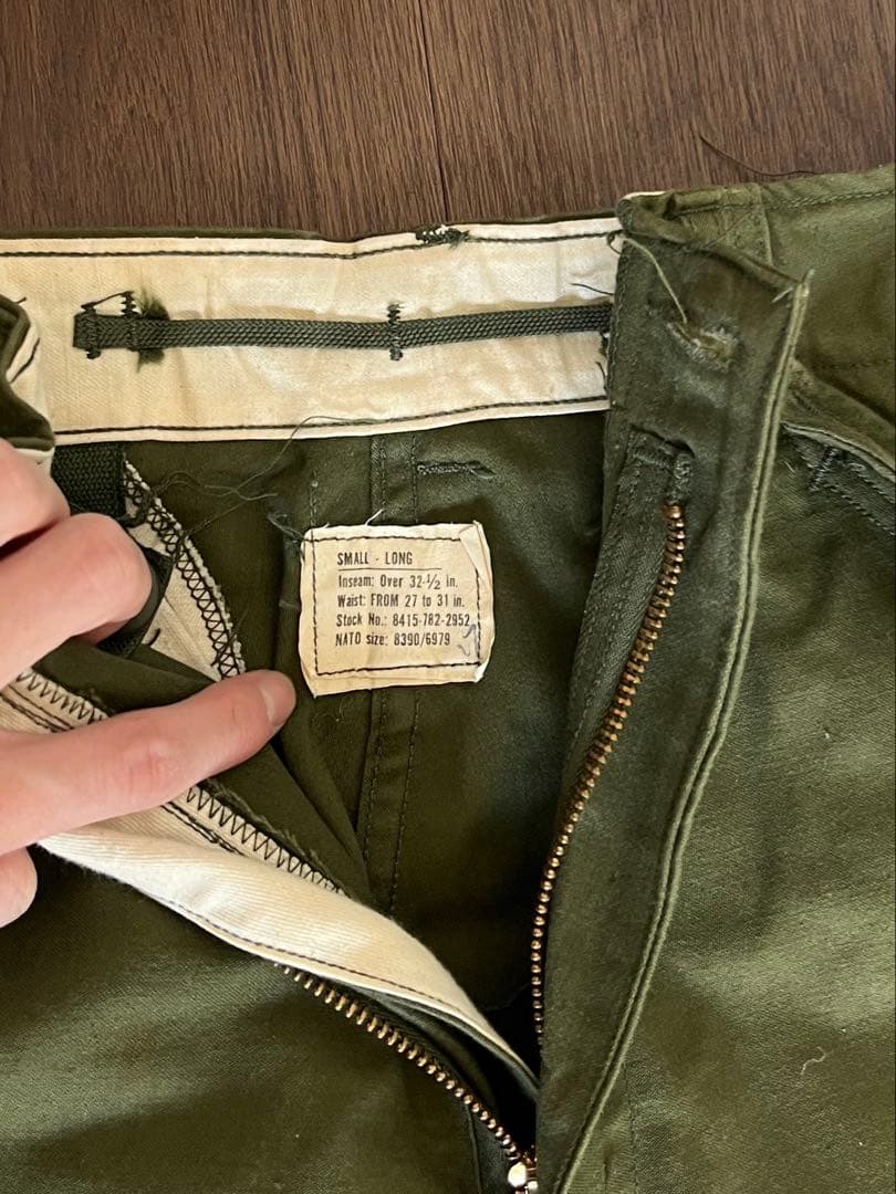70s 72年製　US.ARMY m-65フィールドパンツ