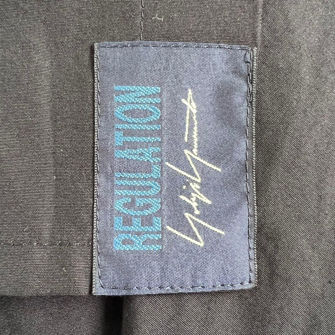 レギュレーション ヨウジヤマモト　フレアライン　フォトグラフィック　ロングシャツ