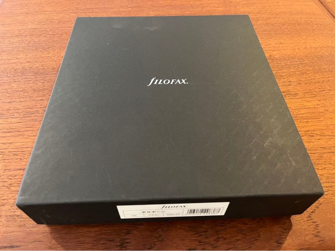 新品箱入りfilofax(ファイロファックス) 本革製システム手帳バインダー