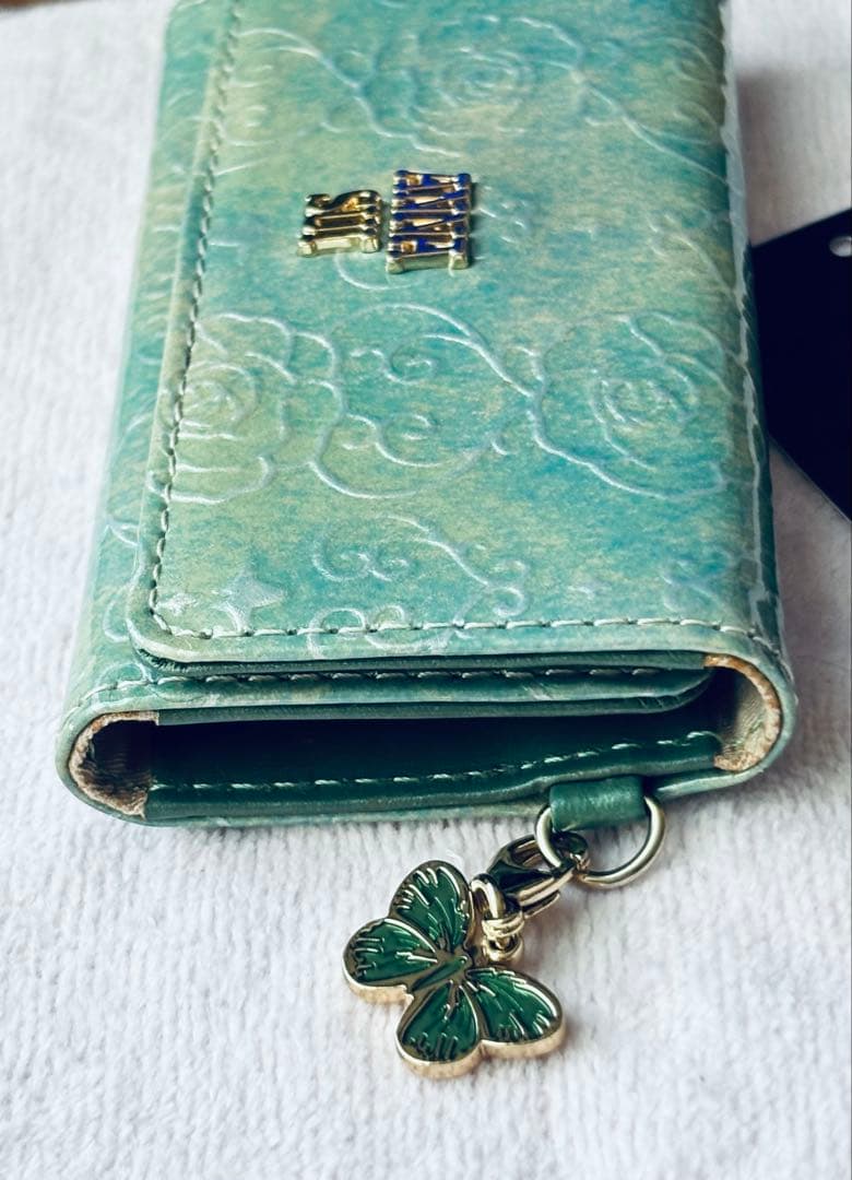 [美品]ANNA SUI ローズハート キーケース