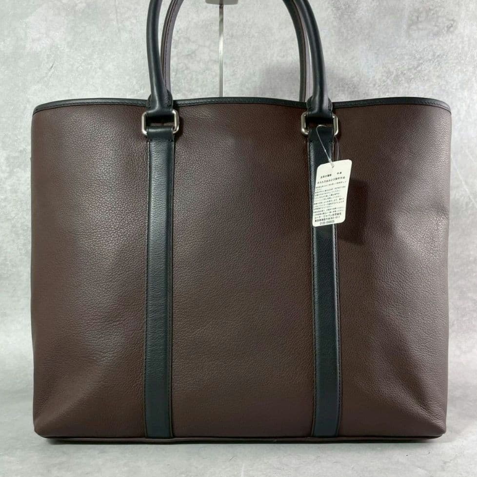 新品タグ付 コーチ メトロポリタン 2way トートバッグ ビジネス A4可 茶