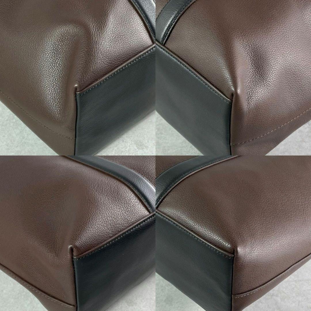 新品タグ付 コーチ メトロポリタン 2way トートバッグ ビジネス A4可 茶