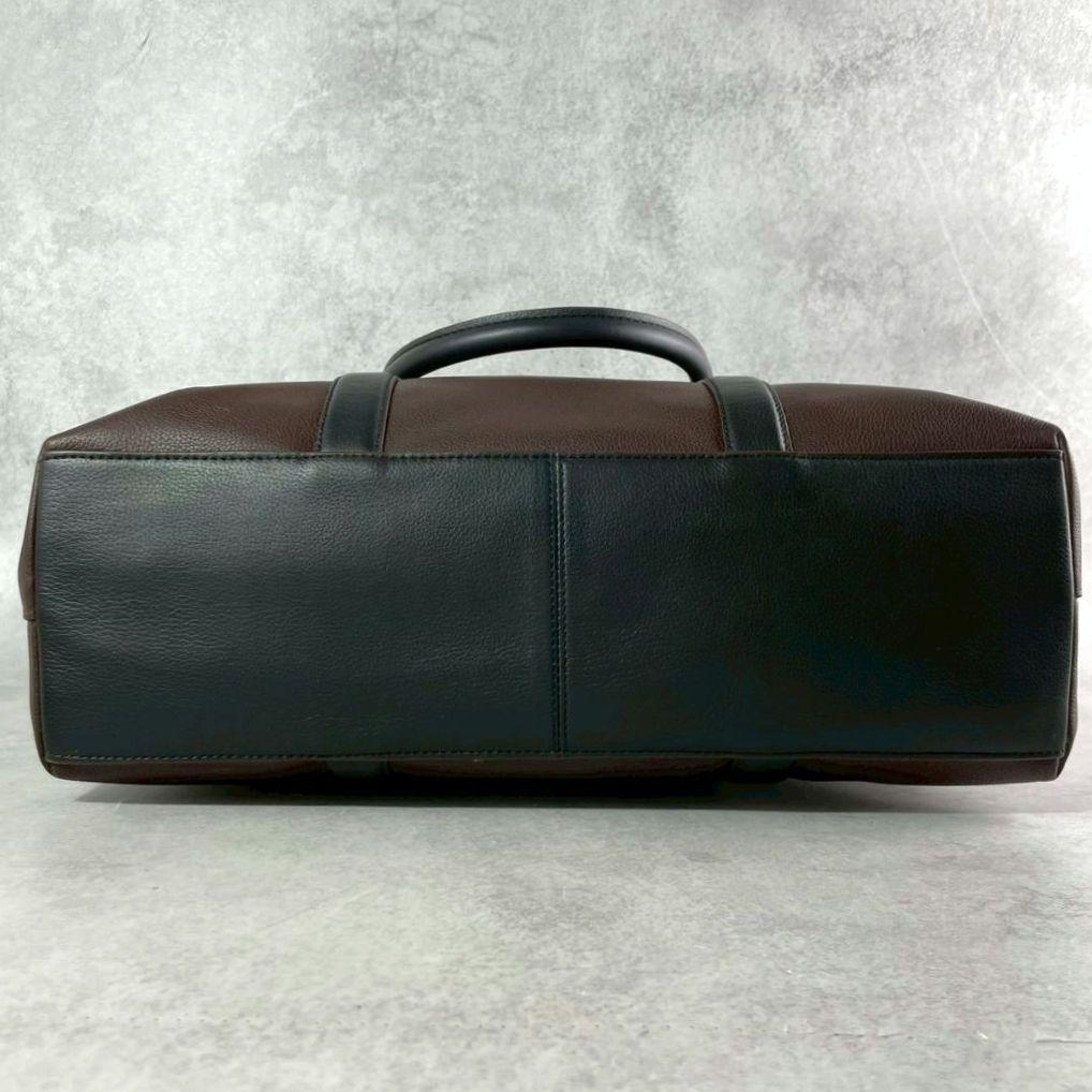 新品タグ付 コーチ メトロポリタン 2way トートバッグ ビジネス A4可 茶