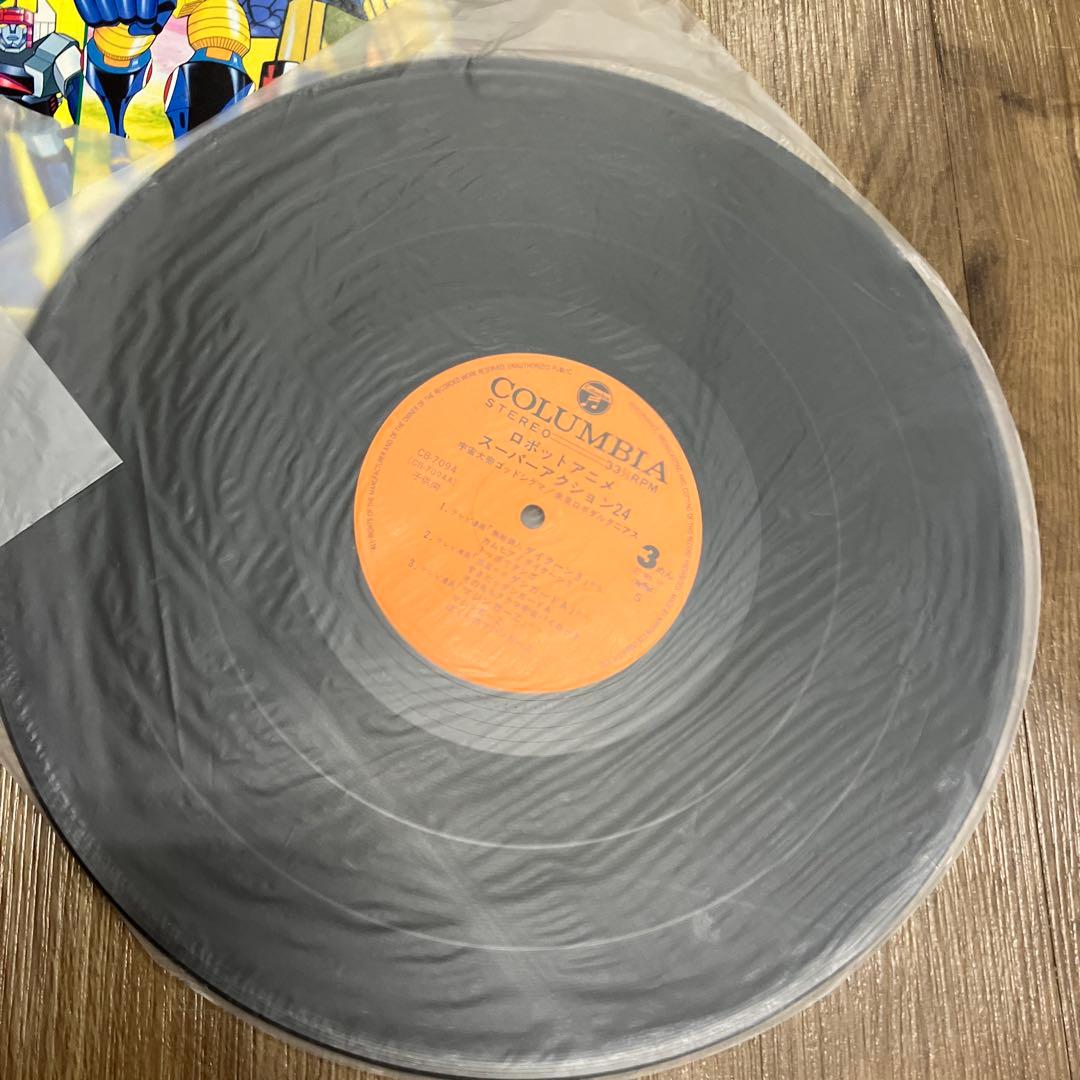 E-壁 昭和レトロ ロボットアニメ スーパーアクション24 LP アルバム