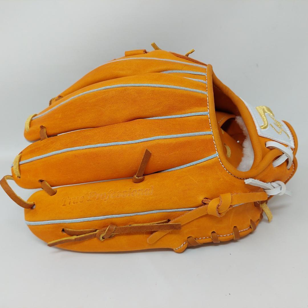 ラベル交換 久保田スラッガー 軟式グラブ KSN-L7S 右投げ オレンジ