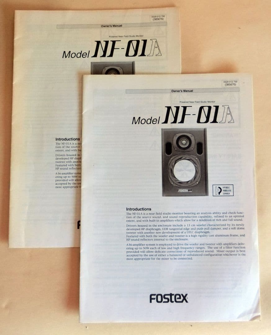 FOSTEX NF-01A 13cmウーハー 50W モニタースピーカー
