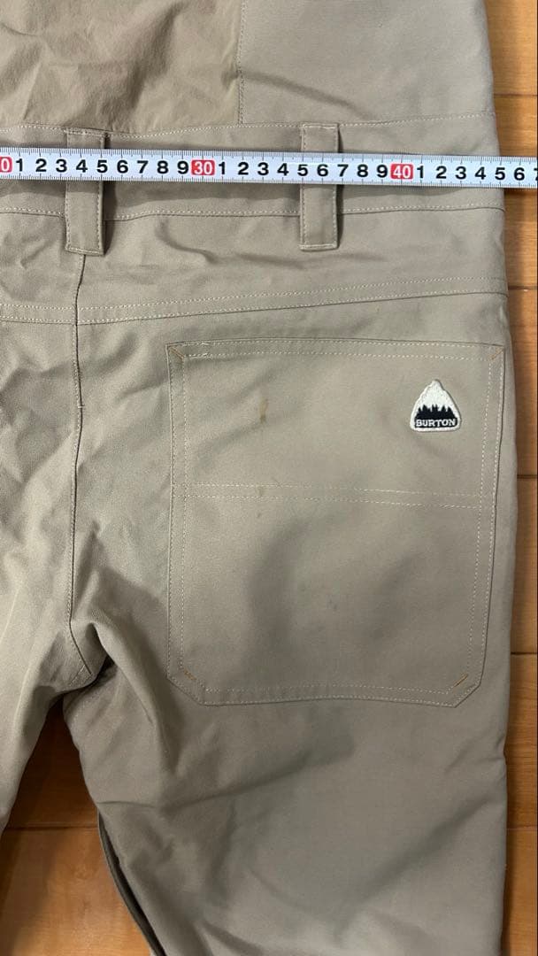 BURTON ビブパンツ Sサイズ　レディース　バートン　ベージュ