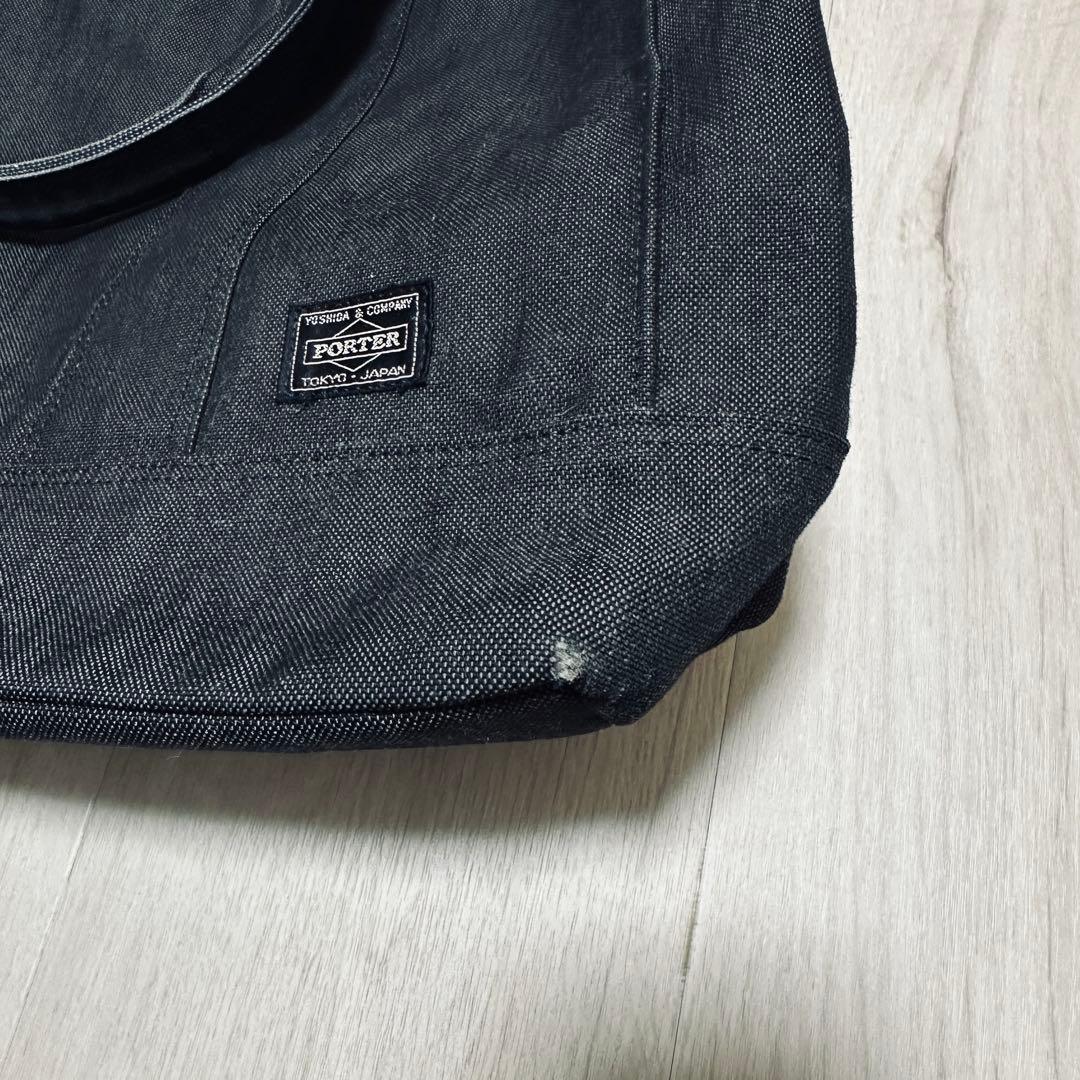 PORTER ポーター スモーキー トートバッグ L 黒 ブラック グレー