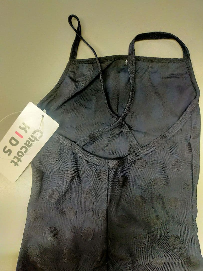 【新品未使用】Chacott kids L 130 バレエ ドットレオタード