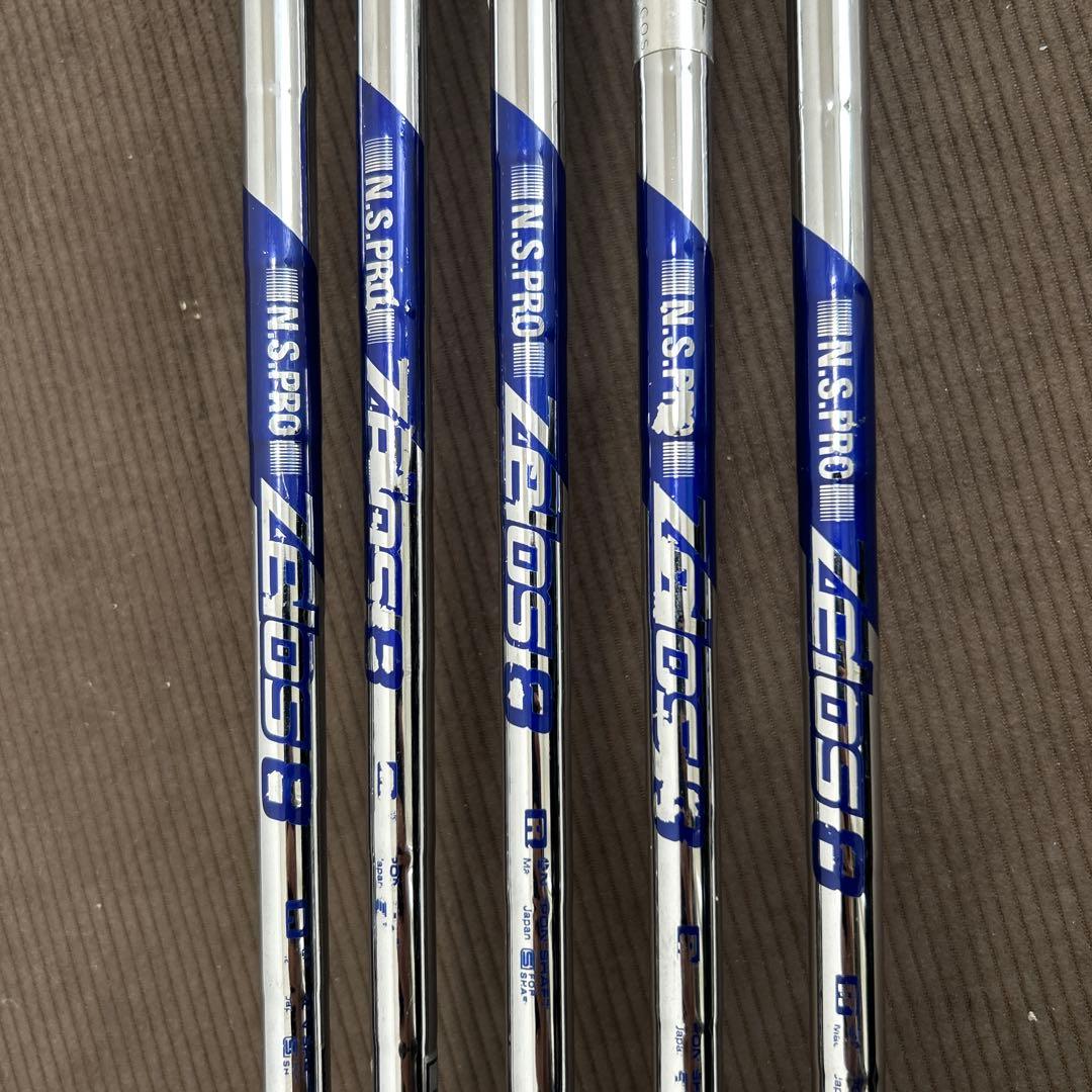 PING G425 アイアン 6〜W Zelos8 R、赤ドット、アーコス有