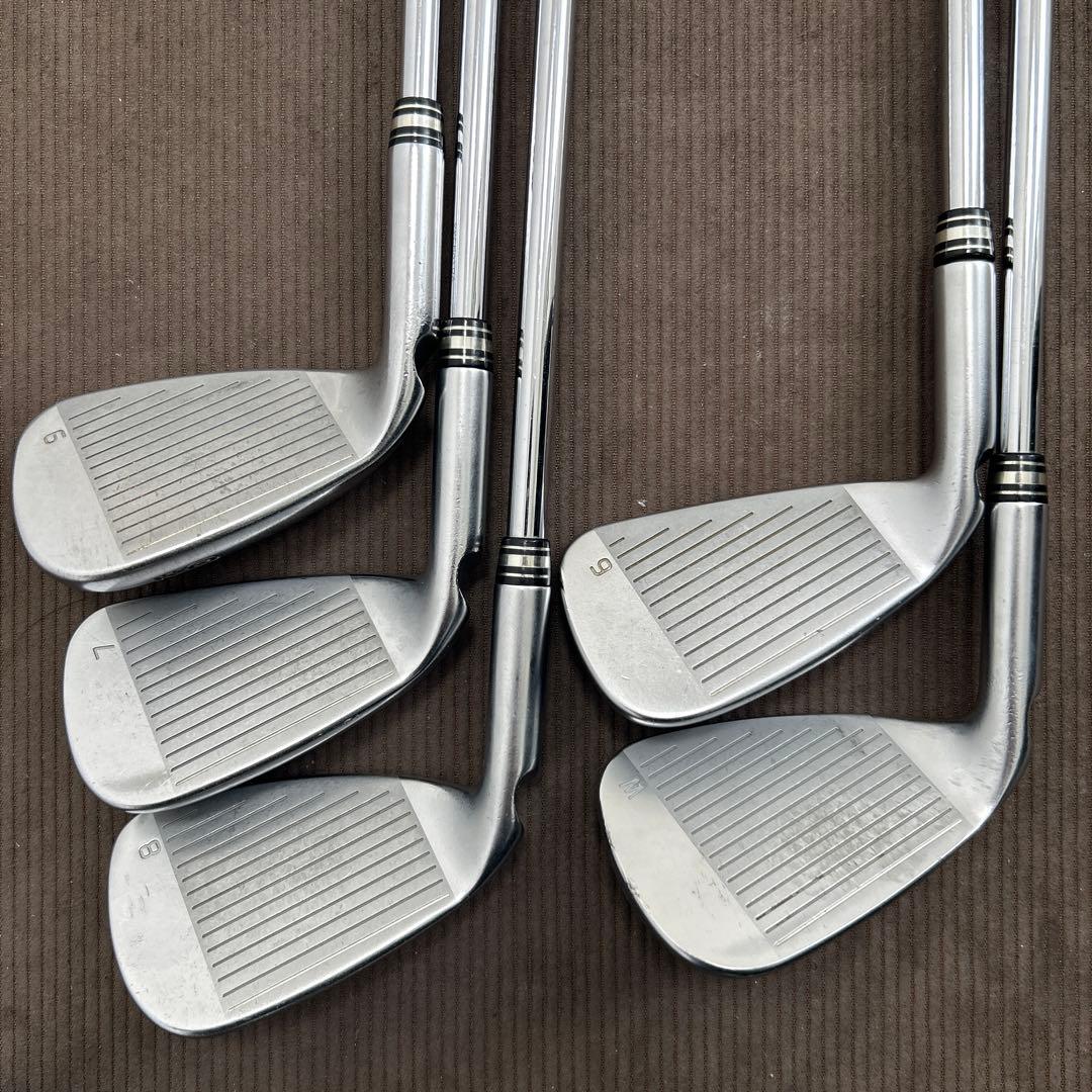 PING G425 アイアン 6〜W Zelos8 R、赤ドット、アーコス有