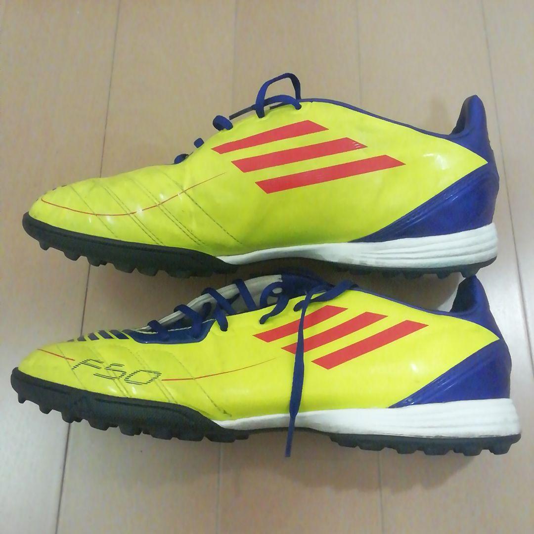 ★adidasアディダス F50 ターフトレシュー　27.5cm 蛍光イエロー★