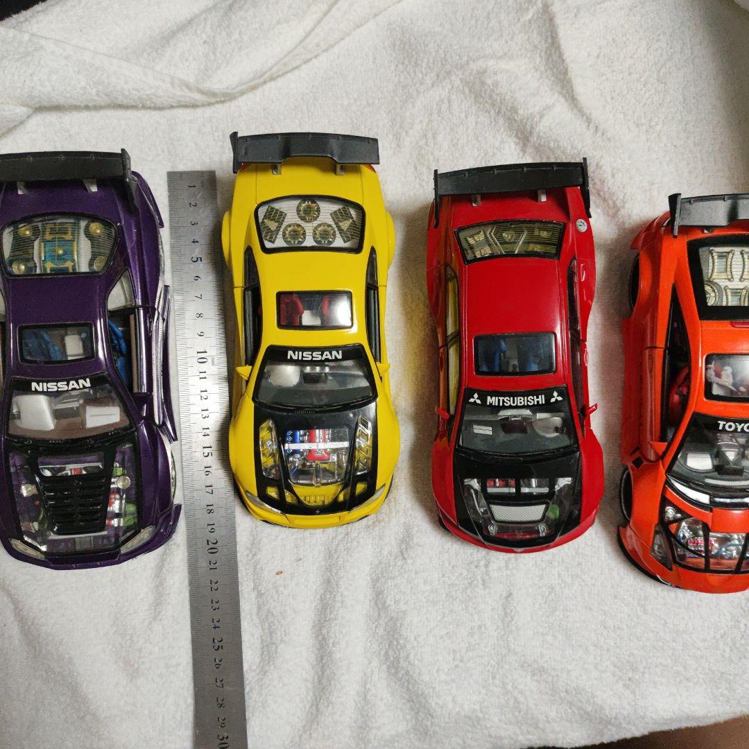 1:24　4台セット　R34 S15 エボ８ セリカ