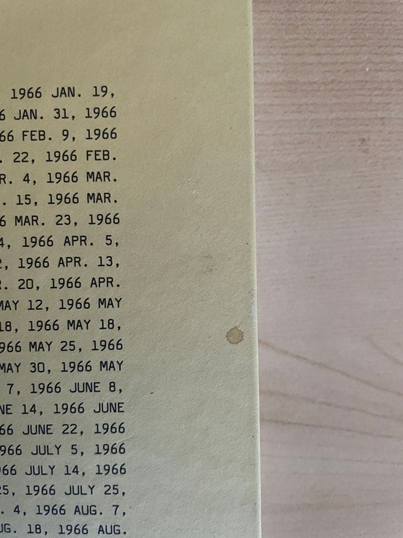 アート・デザイン・音楽 On Kawara 1966