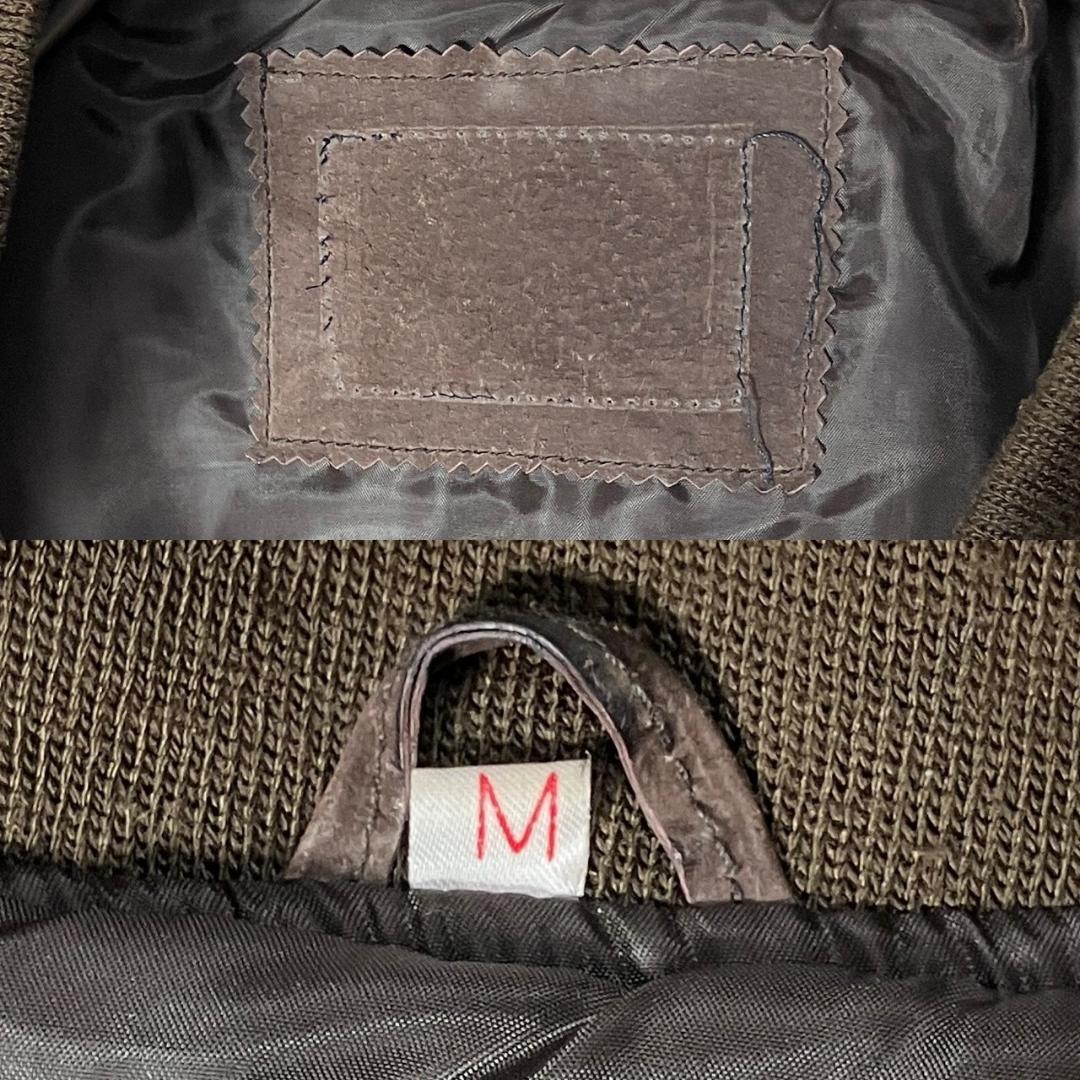 90s レザージャケット 本革 ブルゾン ボンバージャケット ヴィンテージ