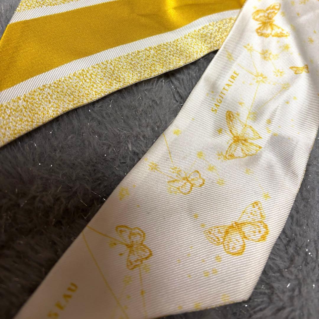 正規品　Christian Dior ディオール　ミッツァ　バタフライ柄スカーフ