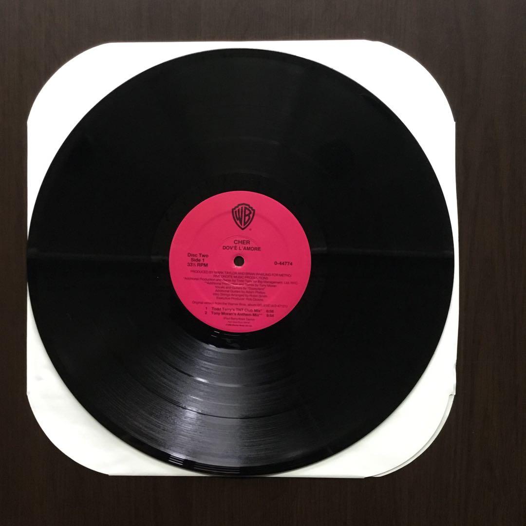 洋楽レコード　CHER ALL OR NOTHING 《 2枚組》WRRC