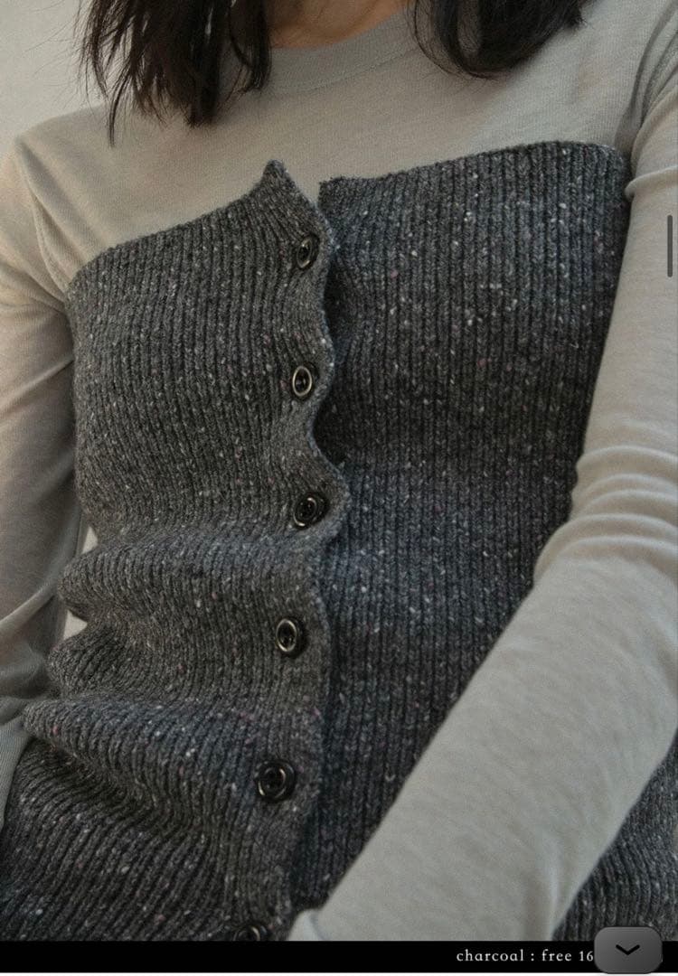 ohotoro ニットビスチェ