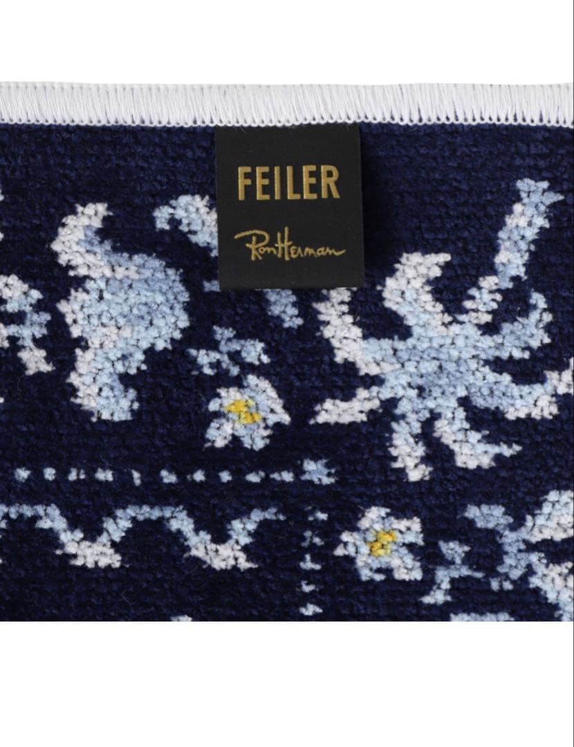 新品未開封　ロンハーマン　フェイラー　タオルハンカチ　ホワイト