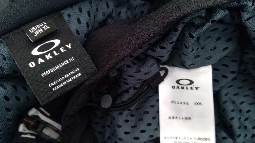 オークリー Oakley ウィンドジャケット ナイロン　ジャケット　ゴルフ