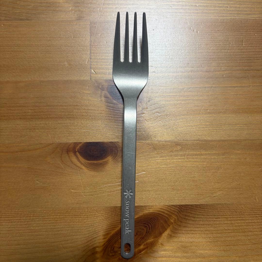 廃盤品　スノーピーク ワッパー武器　ナイフ、フォーク、スプーン　3本セット