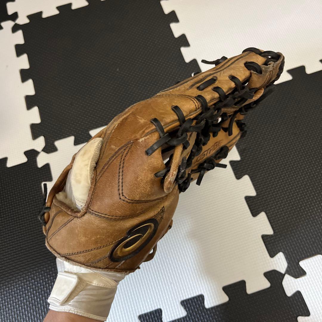 ASICS GOLDSTAGE 硬式グローブ ブラウン