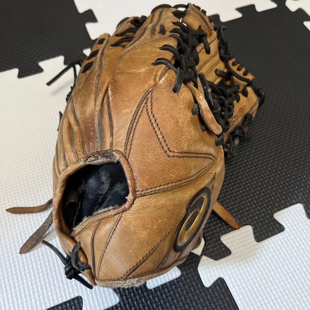 ASICS GOLDSTAGE 硬式グローブ ブラウン