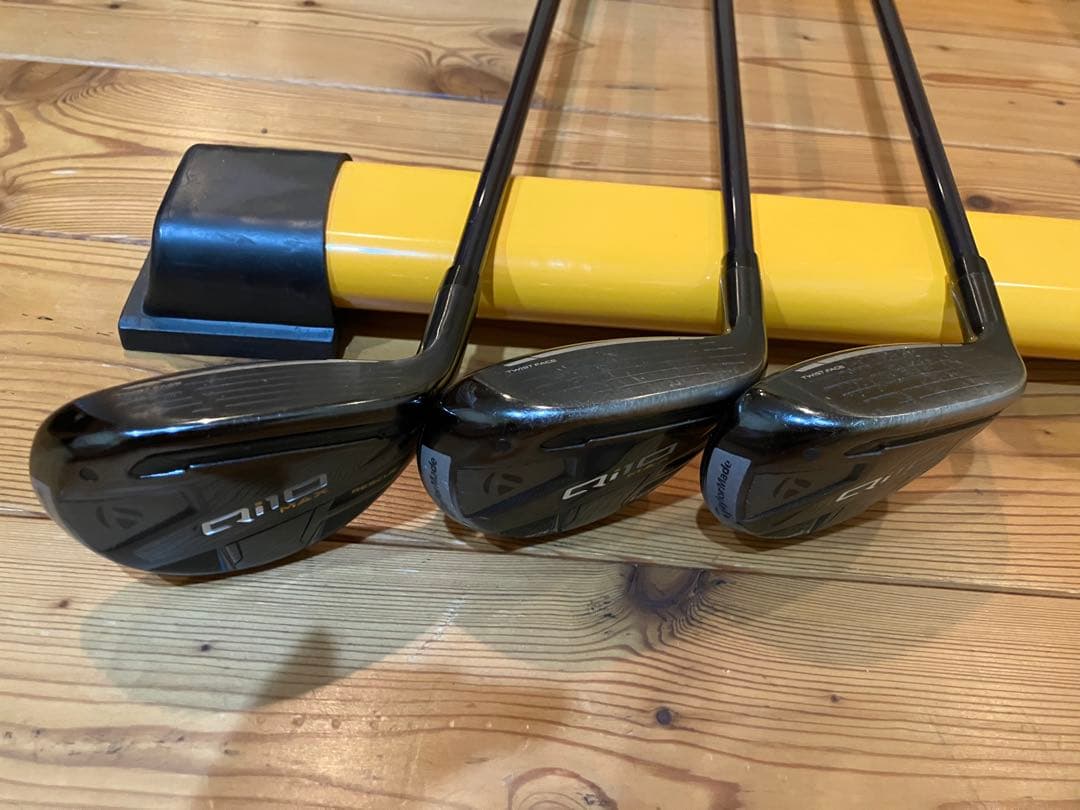 テーラーメイド　Q10 MAX ユーティリティー　3本セット（3U,4U,5U）