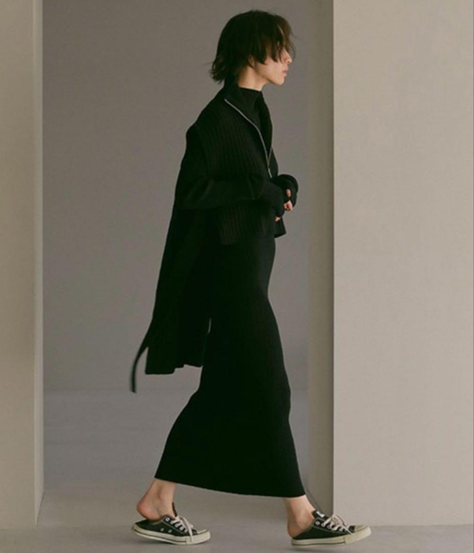 【美品】 ETRE TOKYO ハーフジップタートルニットベスト