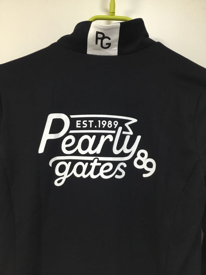 PEARLY GATES ブラック フルジップジャケット