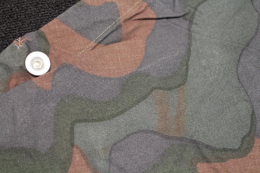 USED ノルウェー軍幕 カモ2 ポンチョテントシート 1枚 ミリタリー