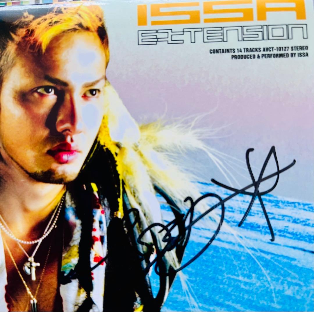 美品/貴重 直筆サイン付き ISSA EXTENSION アルバムCD1枚