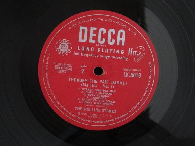 ROLLING STONES★Through The Past Darkly U