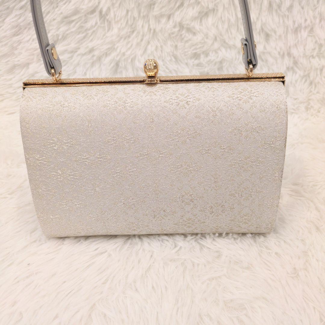 セット✨️ 和装バッグ 草履 シルバー 礼装 着物 結婚式 謝恩会 留袖 振袖