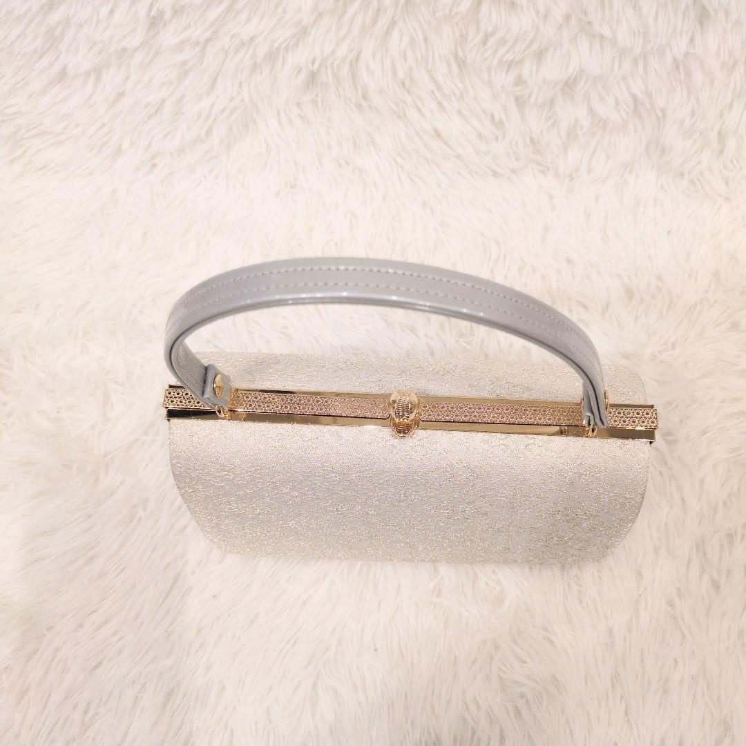 セット✨️ 和装バッグ 草履 シルバー 礼装 着物 結婚式 謝恩会 留袖 振袖