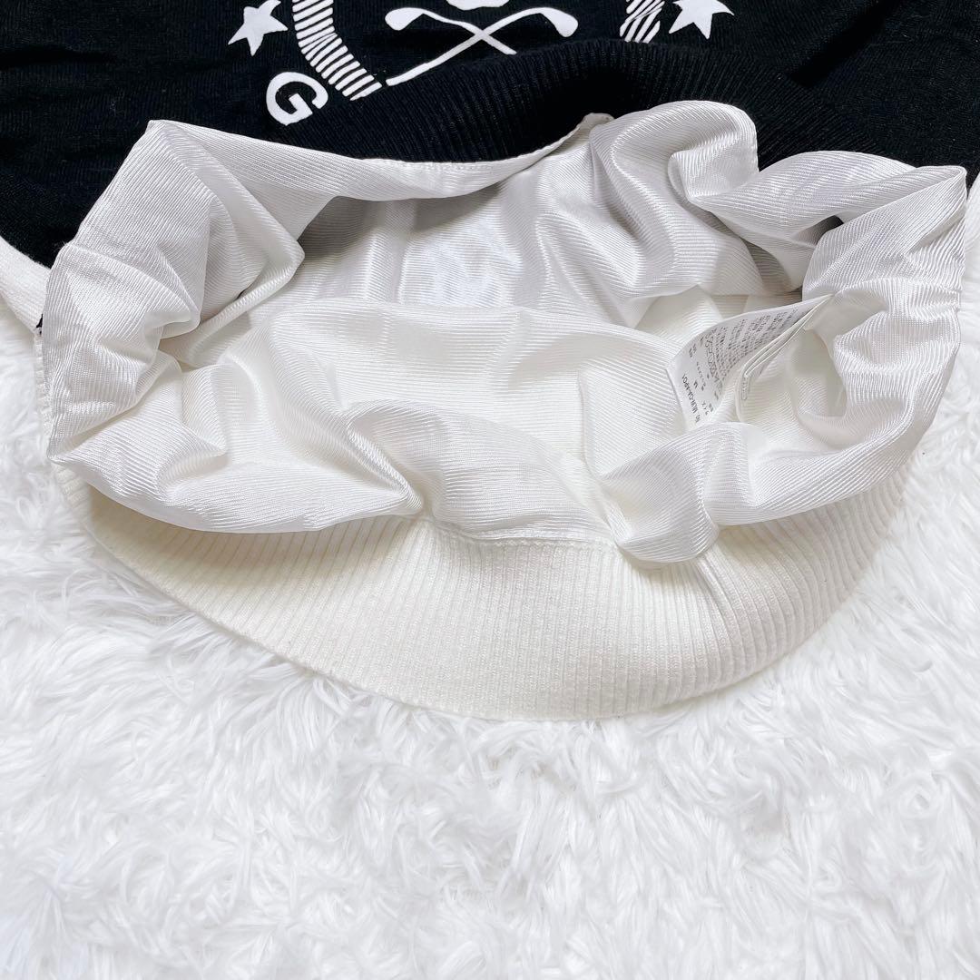 完売品マークアンドロナ 近年 バイカラー クルーネック　セーター スカル ドクロ