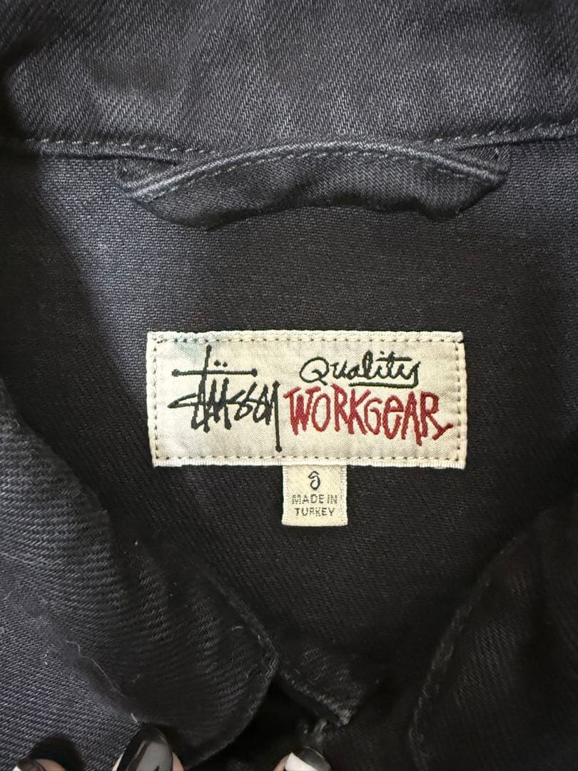 STUSSY デニムジャケット ブラック