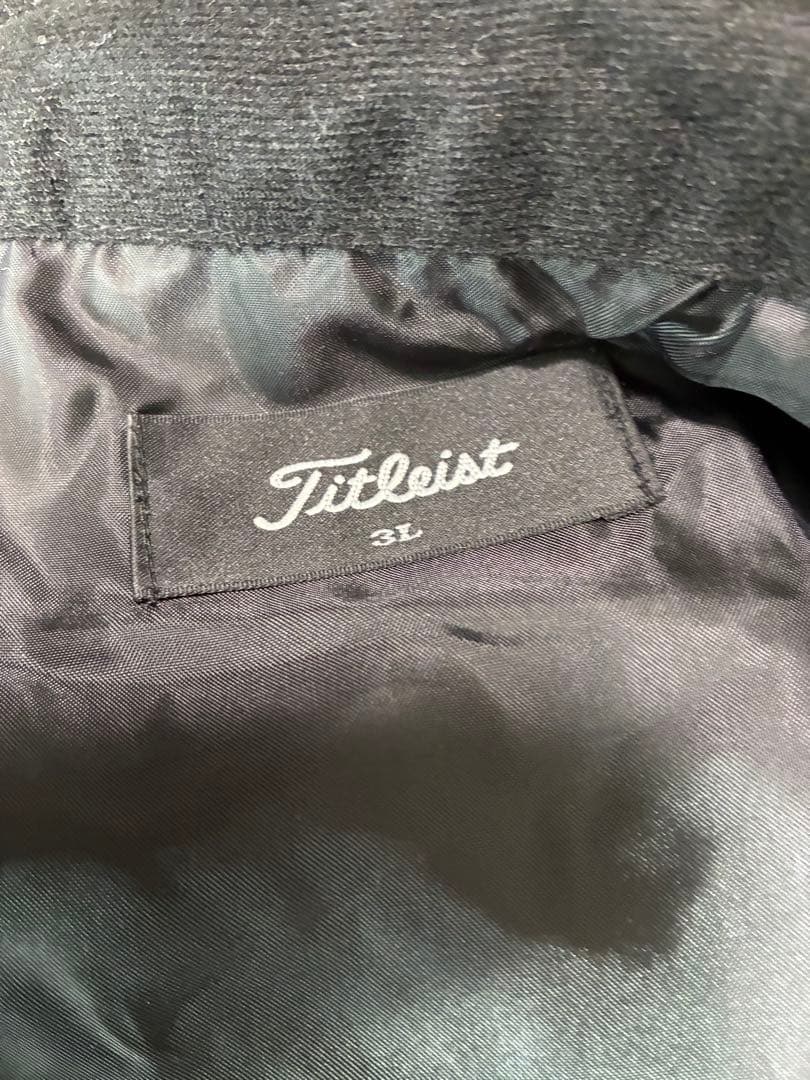 タイトリスト セットアップ　防寒　3L ブラック