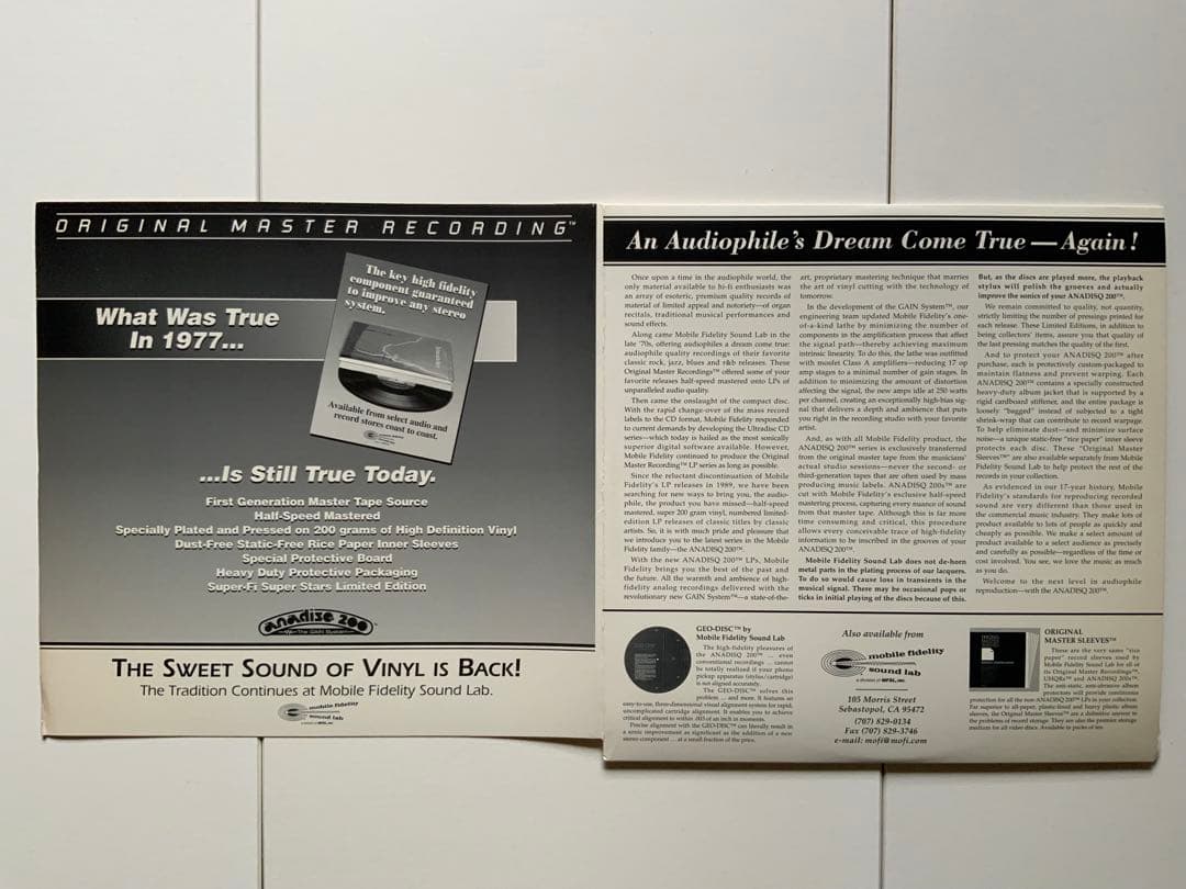 洋楽 Sonic Youth / Goo / MFSL 1-257